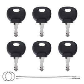 14707 14607 14603 5755124 8035807 Heavy Equipment Ignition Keys Compatible with Bobcat Industrial JCB Bomag Hamm Roller Compaction Dynapac Terex Vibromax Volvo Ford Moxy 85804675 05755125