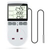 Doright Digital Temperature Controller,LCD Screen Heating Cooling Temperature Switch,Thermostat UK