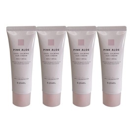 Visual Pink Aloe Cool Calming Sun Cream 40ml (SPF50+) 4 Pieces / Circle / 비주얼 핑크 알로에 쿨카밍 선크림 40ml(SPF50+) 4개  써클