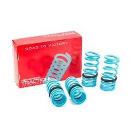 Godspeed LS-TS-NN-0002-B Traction-S Performance Lowering Springs, Reduce Body Roll, Improved Handling, Set of 4, compatible with Infiniti G37 Coupe (V36) 2008-2013 (RWD)