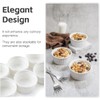 Nuwave Ceramic Ramekins 8 oz, Set of 6, Elegant Classic