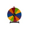 Hooomyai 24 Inch Tabletop Prize Spinning Wheel with Insertable 12