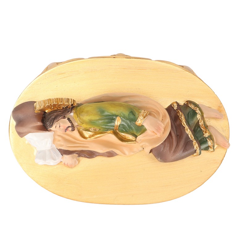 Saint Joseph Jewelry Box Resin Exquisite Workmanship Sleeping Saint Joseph