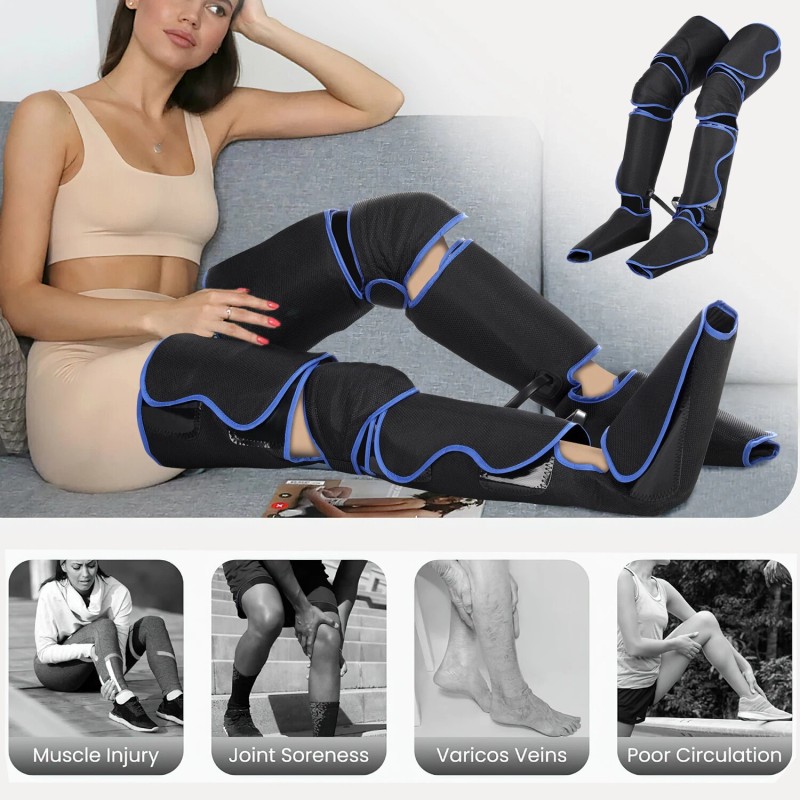 OYAJIA Leg Massager for Circulation, Air Compression Calf Knee Foot