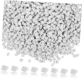 CHILDWEET Set of 4mm Ceramic Triangle Abrasive for Jewelry Polishing DIY Craft Tumbling Fast and Efficient