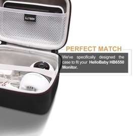 Baby Monitor Travel Case for HelloBaby/Infant Optics DXR-8 PRO/Infant Optics DXR-8 / iFamily Baby Monitor - Hard Protective Carrying Storage Bag