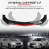 DEERMOTO Universal Front Lip for Car,4 PCS Kit Front Bumper