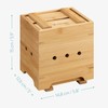 Navaris Bamboo Tofu Press - Tofu Maker Cheese Maker with