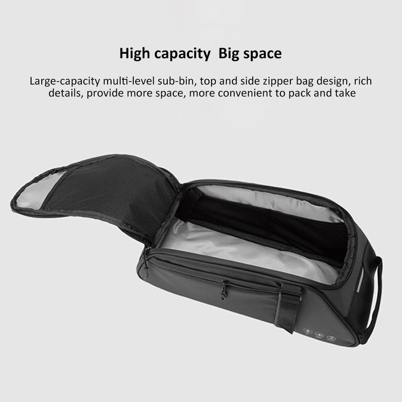 Multifunctional Rear Rack Bag Waterproof Bike Rack Seat Bag Outdoor
