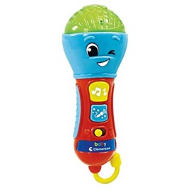Clementoni, Baby Microphone, 10-36 Months, 17481, multicoloured