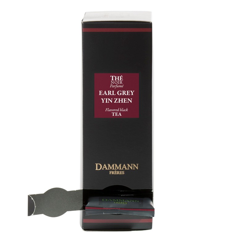 Dammann Freres Sachets, Earl Grey Yin Zhen Tea Bags, Premium