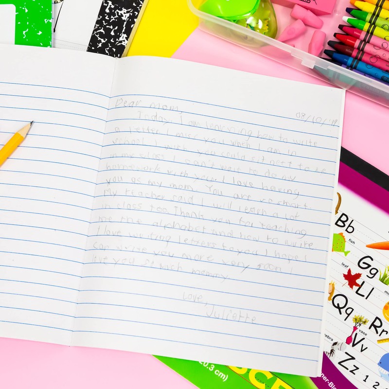 BAZIC PRODUCTS Composition Notebook Wide Ruled - 20 Sheets, Manila