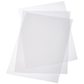 DeBuyer 42032 Kunststoffblatter für Schokoladen-5 Blatter, Edelstahl, grau, 30 x 20 cm