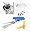 JOYCOURT Carburetor Torch Tips Jet Remove Cleaner, Airbrush Cleaning Kit,