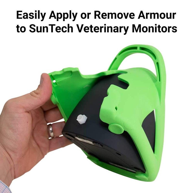 Protective Armour for SunTech Veterinary Monitors (Tree Frog Green)