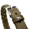 HUNTER Solid Education Special Dog Collar, Leather, Robust, Supple, Handbraided,