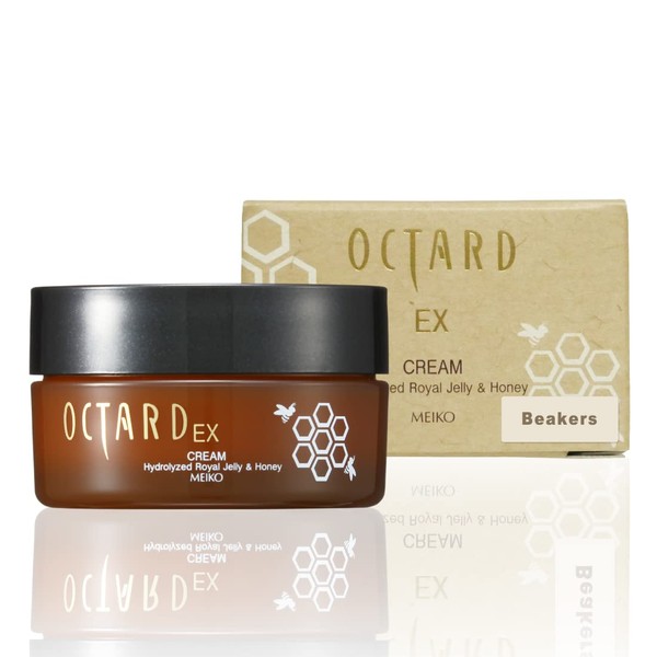 Octar EX Cream RH Beakers 1.4 oz (40 g) (Royal Jelly, Honey, Inner Dried, Dry Skin)