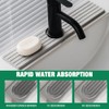 HIULLEN Dish Drying Mat, Sink Tap Splash Guard, Tap Mat,