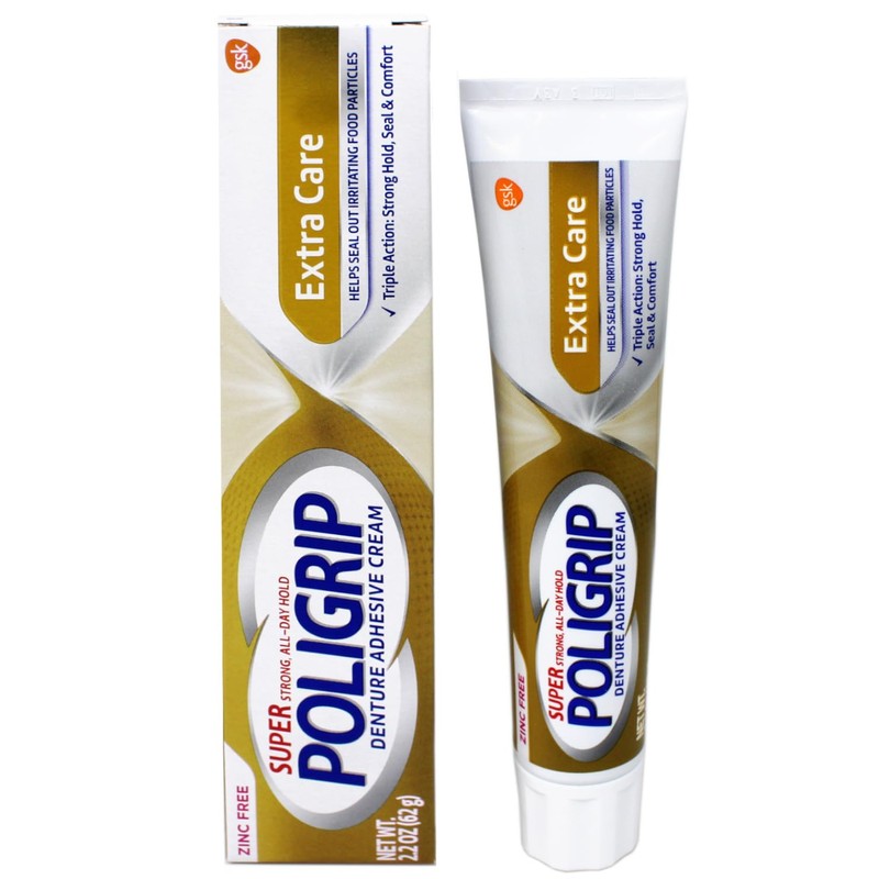 Poligrip Super Extra Care Denture Adhesive Cream