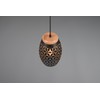 Reality Leuchten Bidar R31571080 Pendant Light Metal Black Matte /