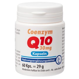 Q10 Coenzym Kapseln, Q10 das Super-Coenzym, 60 Kapseln