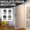 Pushglossy 36" Aluminum Adjustable U Shaped Door Sweep Bottom Seal
