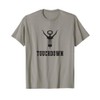 Funny Football Touchdown Wine Bottle Opener T-Shirt