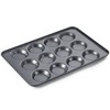 HONGBAKE Mini Muffin Top Pan for Baking, Premium 12 Cavity