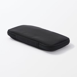 MUJI Gadget Pouch Slim, Black, One size
