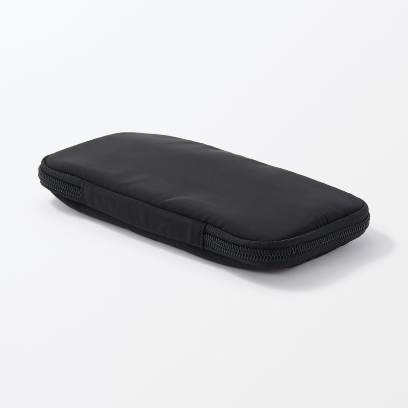 MUJI Gadget Pouch Slim, Black, One size