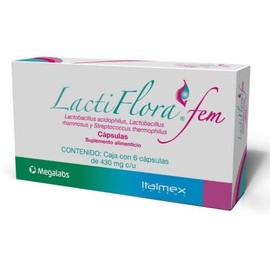 Lactiflora Fem 430 Mg Caja Con 6 Cápsulas