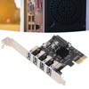 USB 3.0 PCIE Expansion Card PH64 2U/4U VL805 Chip 5Gbps