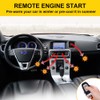 BANVIE ① Passive keyless Entry Car Alarm System + ②