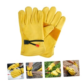 Ipetboom 1 Pair Heat Resistant Scalding Grill Gloves Mitts for Outdoor Camping BBQ and Cooking Flexible and Non Slip Design for Safe Handling of Hot Items