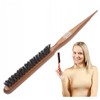 PONIK'S PROFESSIONAL Toupee Brush with Boar Bristles & Nylon -