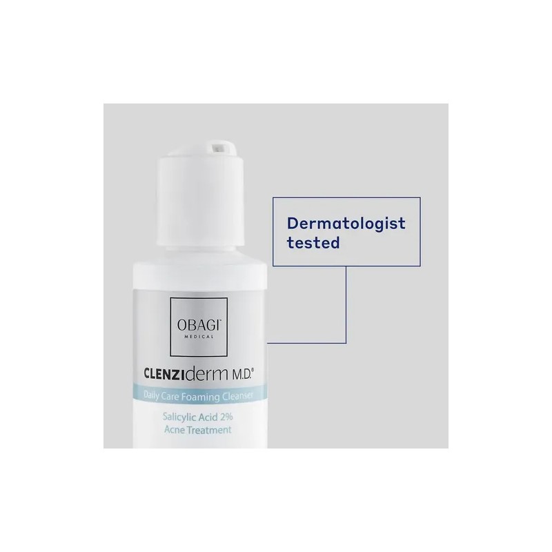 Limpiador Espumoso Facial Obagi Clenziderm M.d. 2% Ácido Sal
