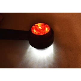 24/7 AUTO 2x Recovery Side Outline Marker Lights 24 Volt White Red Trailer Truck Caravan Chassis Motorhome