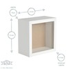 Nicola Spring 2 Piece 4 x 4 3D Shadow Deep