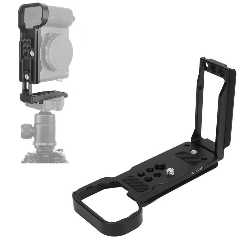 Camera Vertical Quick Release Plate L Bracket for ZV E1