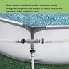 1.5in to 1.25in Pool Hose Adapter T Shape Threaded Pump