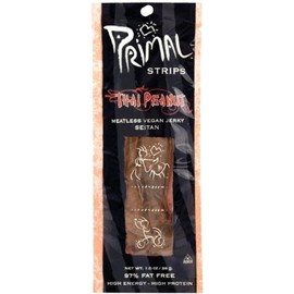 Primal Spirit Foods Primal Strips, Thai Peanut, 1 oz.