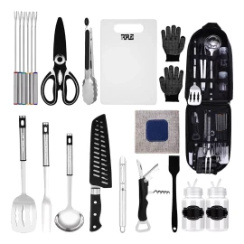 trdipileo Juego De Utensilios De Cocina De Campamento 20 Pzs Trdipileo