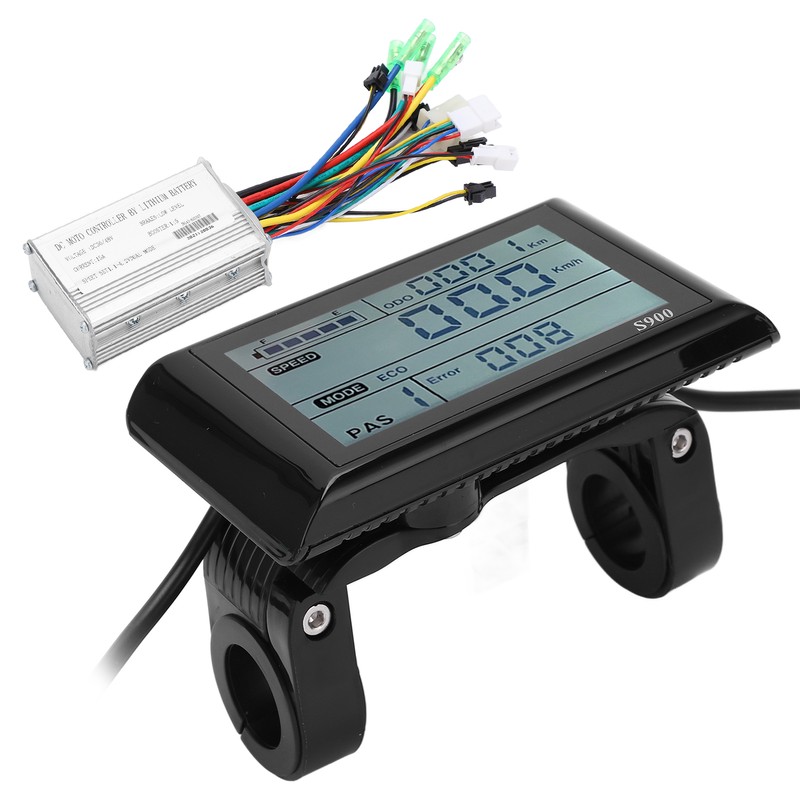36V/48V 15A Brushless Motor Controller LCD S900 Display Panel Set