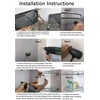 Halyuhn 2 Tier Glass Corner Shower Shelf for Inside Shower,