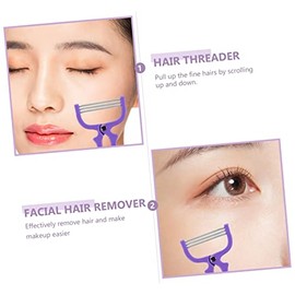 2pcs Manual Facial Hair Remover Tool for Women Epilator and Materials for Chin Cheeks Neck and Upper Lip Convenient Hair Removal for Home Travel