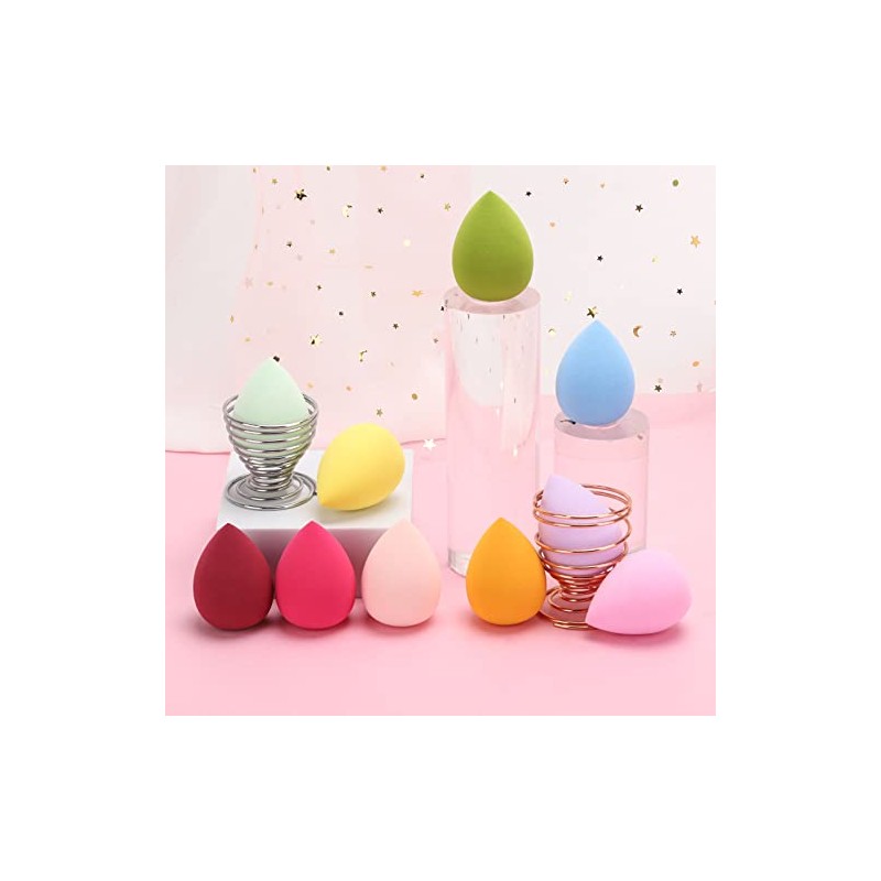 10 piezas de esponja de maquillaje en forma de huevo