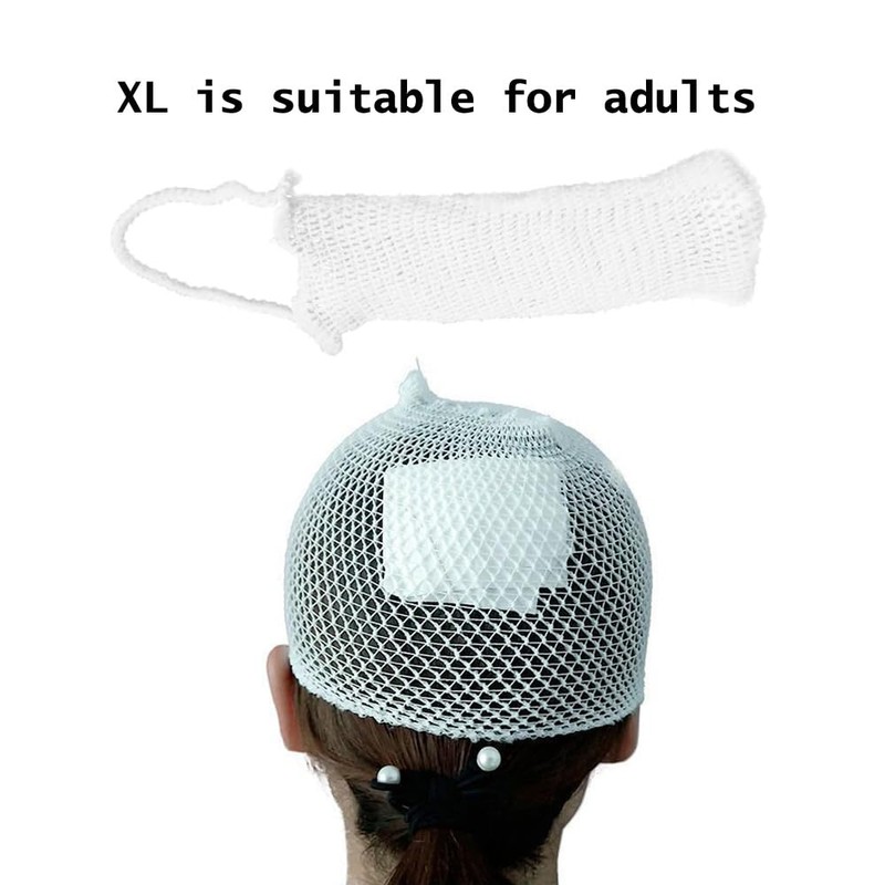 DeaHea 3 Pack Head Elastic Dressing Retainer Tubular Medical Mesh