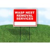 Wasp Nest Removal Services Write On Me Red 18x24 in