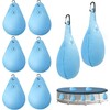 ShineTrip Fillable Pool Cover Weight Bag with Hook, PVC Winter