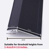 Wheelchair Ramp Non-Slip Threshold Strip Door Floor Transition Strip Metal